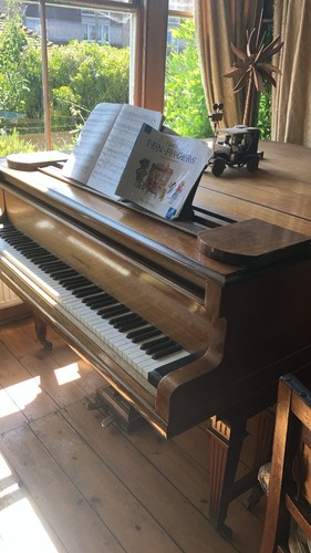 Brown grand piano - brown, 85