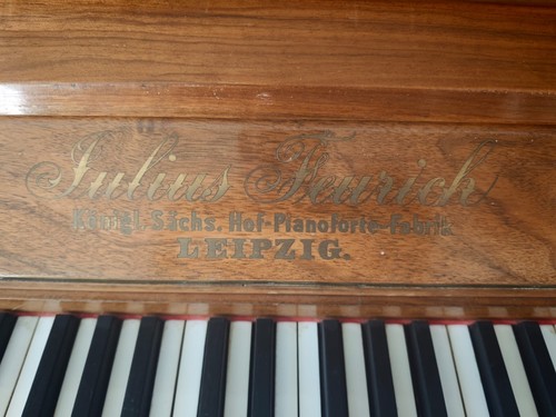 Old julius feurich piano - old,