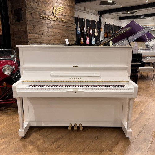 Yamaha upright piano white - yamaha,