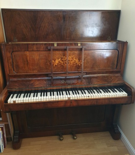 Spencer vintage upright piano - spencer,