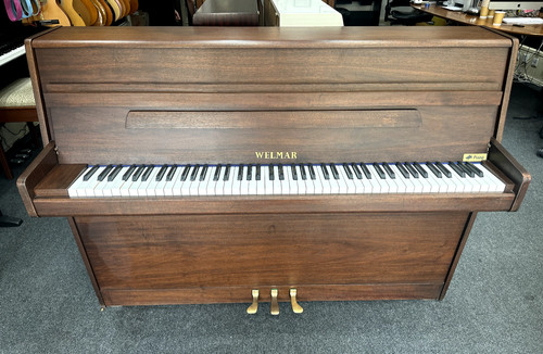 Welmar upright piano walnut - welmar,