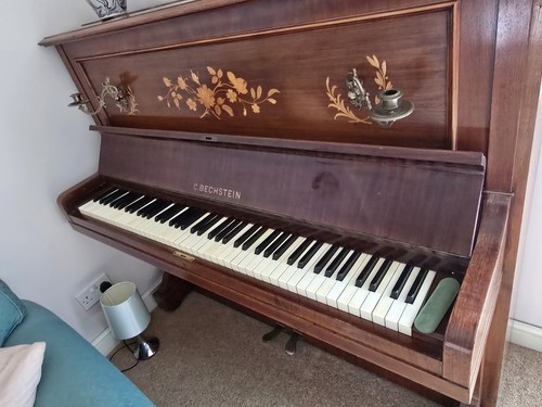 Antique bechstein upright - antique,