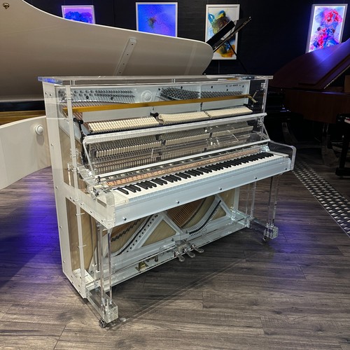New transparent upright - transparent, piano
