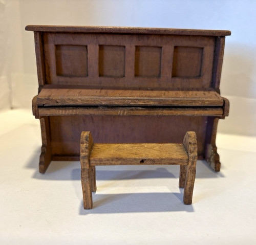 Antique dollhouse wooden - antique,