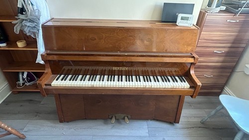 Vintage upright piano with - vintage,