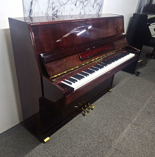 Upright piano brown - piano, polished